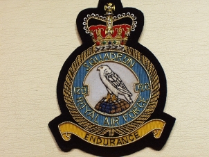 120 Squadron RAF QC blazer badge - Click Image to Close