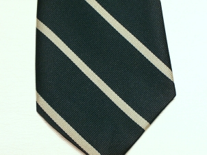 Manchester Regiment polyester striped tie - Click Image to Close
