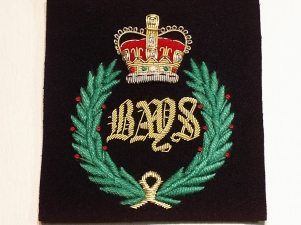 Queen's Bays (2nd Dragoon Guards) Queens Crown blazer badge 12 - Click Image to Close