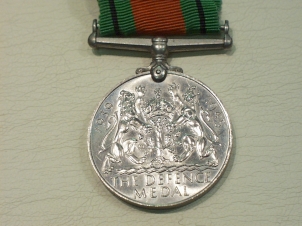 Defence WW11 original full size medal - Click Image to Close