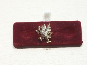 Royal Welsh Fusiliers Rampant Dragon lapel pin - Click Image to Close