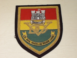 5th Royal Inniskilling Dragoon Guards (Full Crest) blazer badge - Click Image to Close