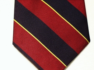 1st The Royal Dragoons Silk striped tie - Click Image to Close