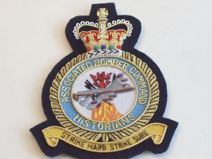 Associated Bomber Command Historians blazer badge - Click Image to Close