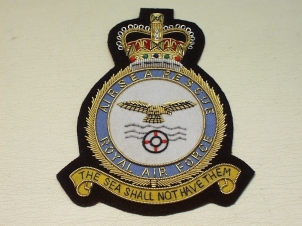 RAF Air Sea Rescue QC blazer badge - Click Image to Close