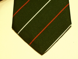 Light Infantry polyester striped tie pre 1995 - Click Image to Close