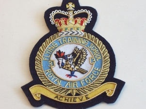 3 Flying Training school RAF blazer badge - Click Image to Close