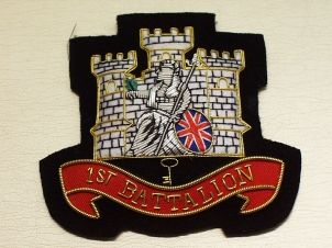 1st BN Royal Anglian blazer badge 119 - Click Image to Close