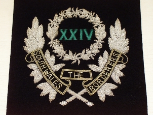 South Wales Borderers (RHQ Pattern) blazer badge 170 - Click Image to Close