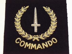 Commando blazer badge - Click Image to Close