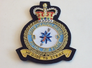 8 Group Headquarters RAF blazer badge - Click Image to Close