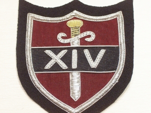14th Army blazer badge - Click Image to Close
