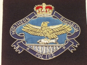 Northern Rhodesia Police blazer badge - Click Image to Close