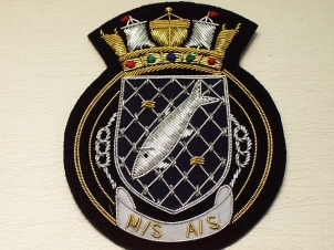 Royal Navy Patrol Service (Minesweeping) blazer badge - Click Image to Close