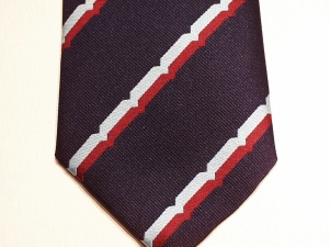RAF Volunteer Reserve polyester striped tie - Click Image to Close