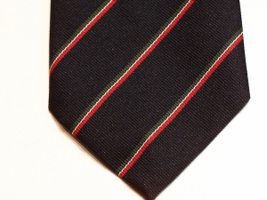 Royal Regiment of Wales polyester striped tie - Click Image to Close