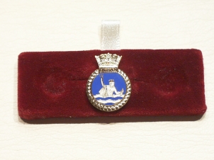 HMS Ocean lapel badge - Click Image to Close