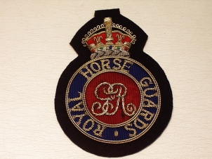 Royal Horse Guards George V blazer badge 139 - Click Image to Close