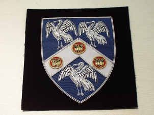 RAF College Cranwell 3 Cranes blazer badge - Click Image to Close