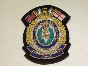 Royal Naval Ordnance Artificer blazer badge - Click Image to Close
