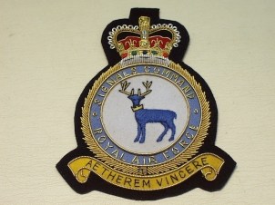 RAF Signals Command blazer badge - Click Image to Close