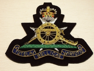 Royal Malta Artillery blazer badge - Click Image to Close