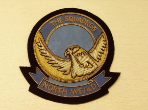 The Squadron North Weald blazer badge - Click Image to Close