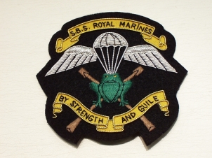 SBS Royal Marines blazer badge - Click Image to Close