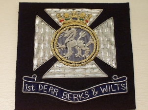 Duke of Edinburgh's Royal Regiment (1st BN) blazer badge 35 - Click Image to Close