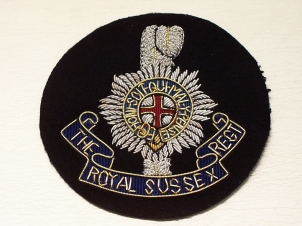 Royal Sussex (Small Type) blazer badge 159 - Click Image to Close