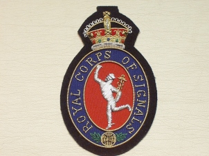 Royal Corps of Signals World War 2 blazer badge - Click Image to Close
