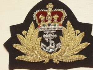 Royal Navy (Crown Wreath, Anchor) QC badge 150a - Click Image to Close