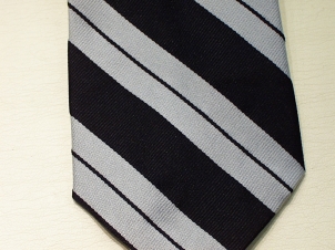 17th/21st Lancers polyester striped tie ART - Click Image to Close