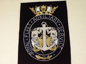 Royal Fleet Auxiliary Service blazer badge - Click Image to Close