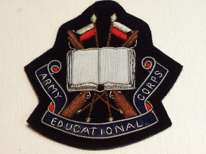 Army Education Corps blazer badge - Click Image to Close