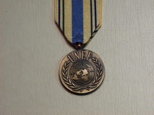 UN Emergency Force Egypt (UNEF1) miniature medal - Click Image to Close