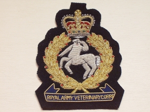 Royal Army Veterinary Corps blazer badge - Click Image to Close