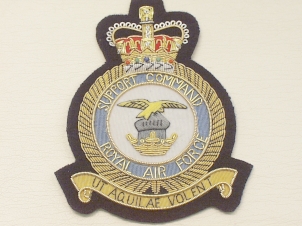 RAF Support Command blazer badge 115 - Click Image to Close