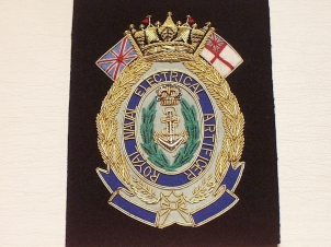 Royal Navy Electrical Artificer blazer badge - Click Image to Close