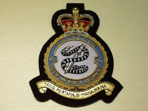 15 Squadron RAF Regiment blazer badge - Click Image to Close
