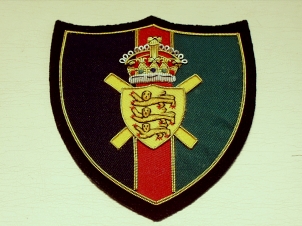 Jersey Militia (Old Pattern) blazer badge - Click Image to Close
