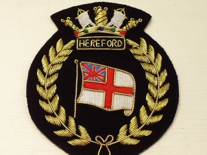 Hereford White Ensign Club blazer badge - Click Image to Close