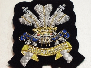 3rd Carabiniers blazer badge - Click Image to Close