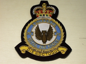39 Squadron QC RAF blazer badge - Click Image to Close