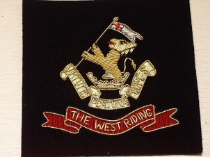 Duke of Wellington's Regiment (RHQ Pattern) blazer badge - Click Image to Close