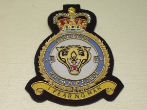 74 Squadron RAF QC blazer badge - Click Image to Close
