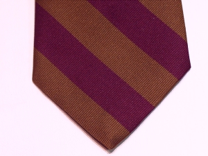 Royal Northumberland Fusiliers polyester striped tie - Click Image to Close