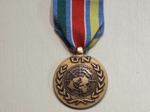 UN Eastern Slovenia (UNTAES) miniature medal - Click Image to Close