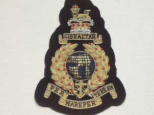 Royal Marines QC blazer badge 148 - Click Image to Close