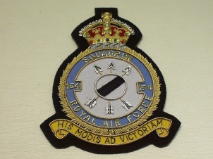 154 Squadron RAF KC blazer badge - Click Image to Close